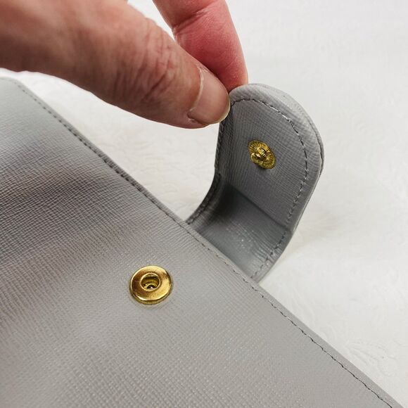 Cloth and Paper Foundations Gray Leather Planner - Picture 5 of 16